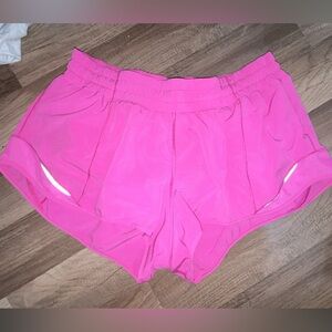 Lululemon Athletica Bright Pink Athletic Shorts